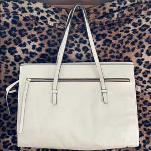 Italian Leather Bag! Gently Used. Markings on front and back